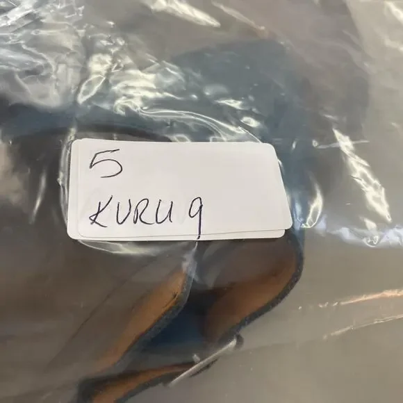 KURU Suomi Sandals Womens 9 Blue Leather Thong Buckle Comfort Arch Support Shoes - Picture 13 of 13